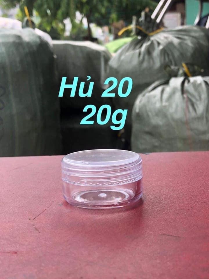 HỦ NHỰA TRONG 20G