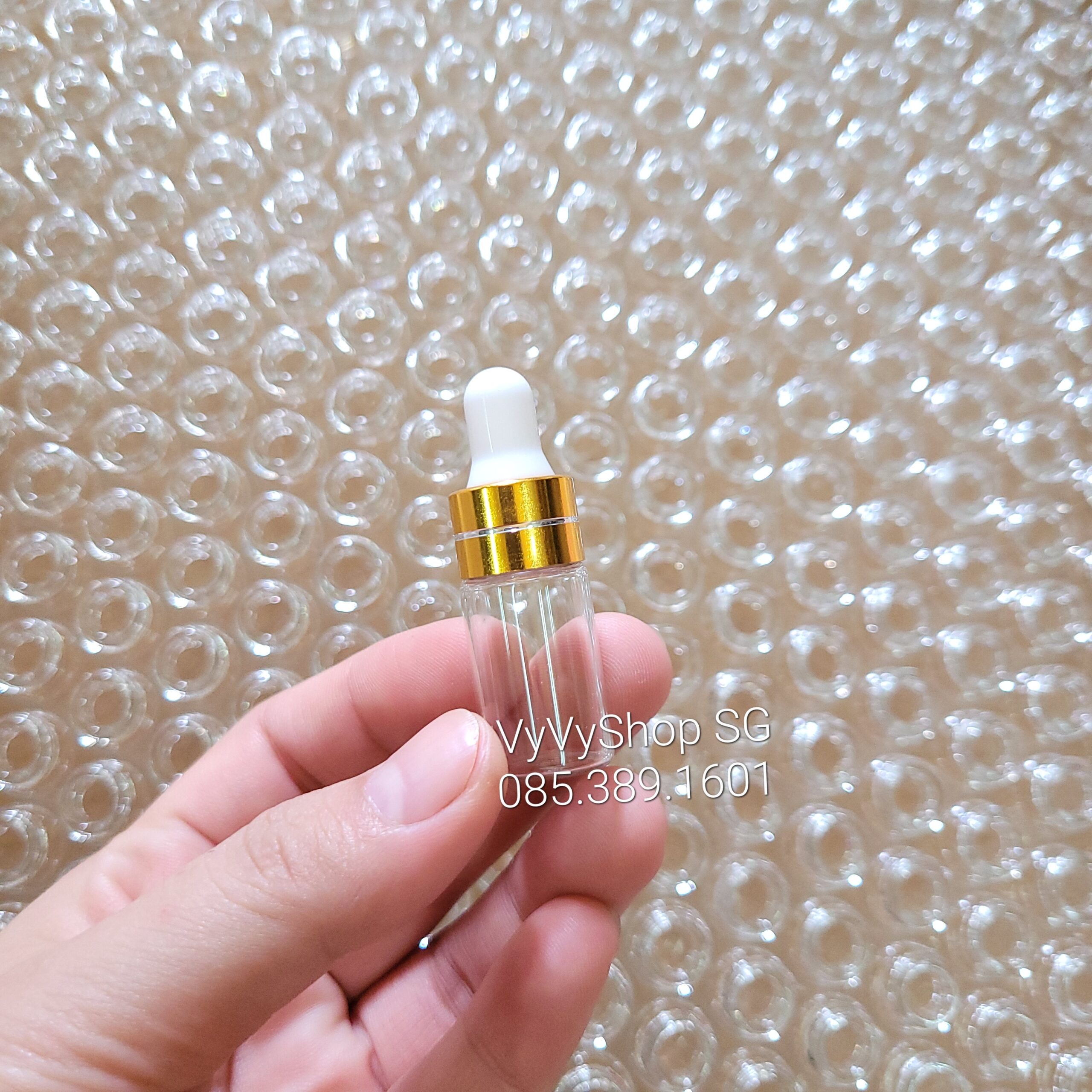 CHAI SERUM TRONG 3ML LOẠI RẺ (DÙNG ĐỰNG SERUM, MẪU CHIẾT, QUÀ TẶNG)