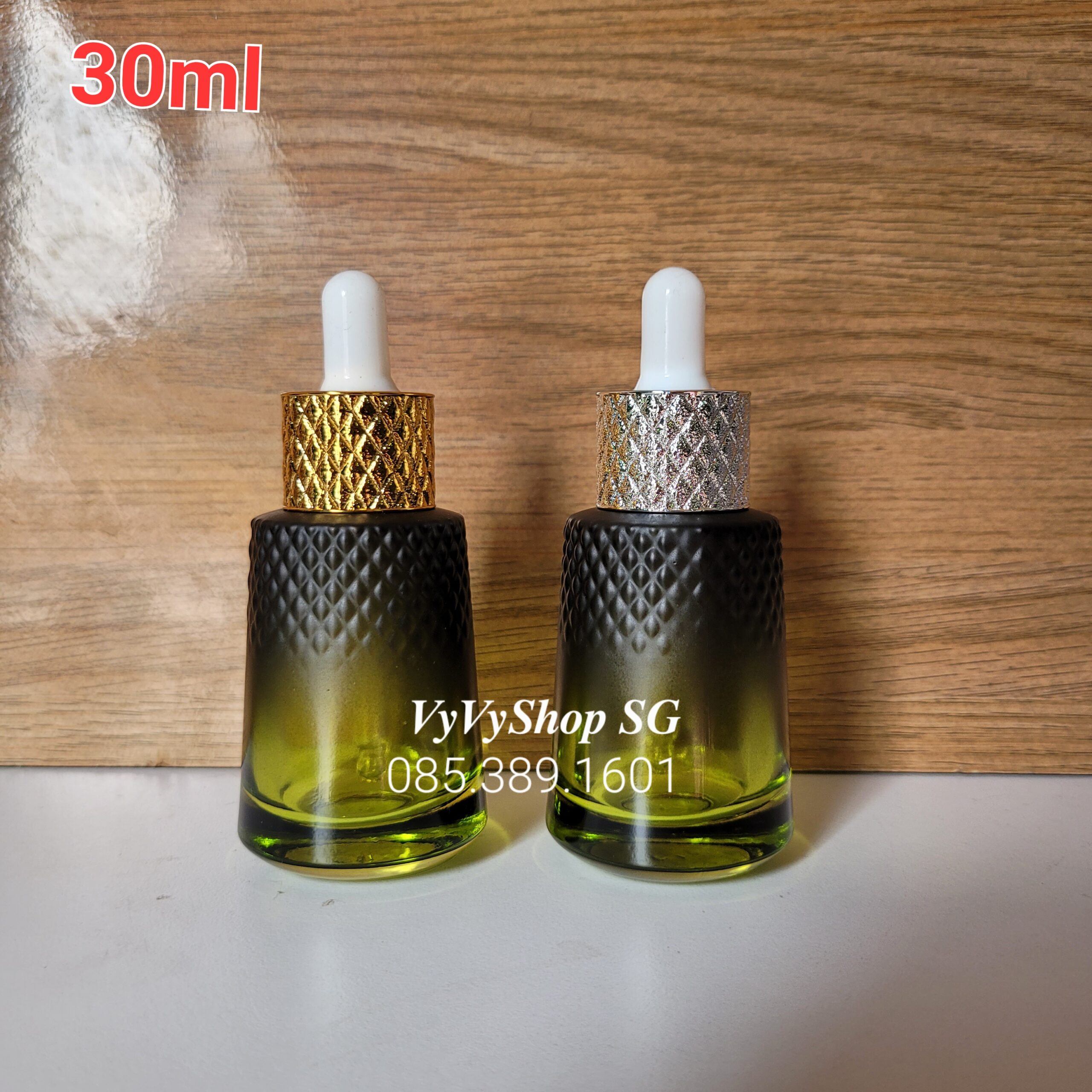 CHAI SERUM TAM GIÁC XANH LÁ 30ML CAO CẤP