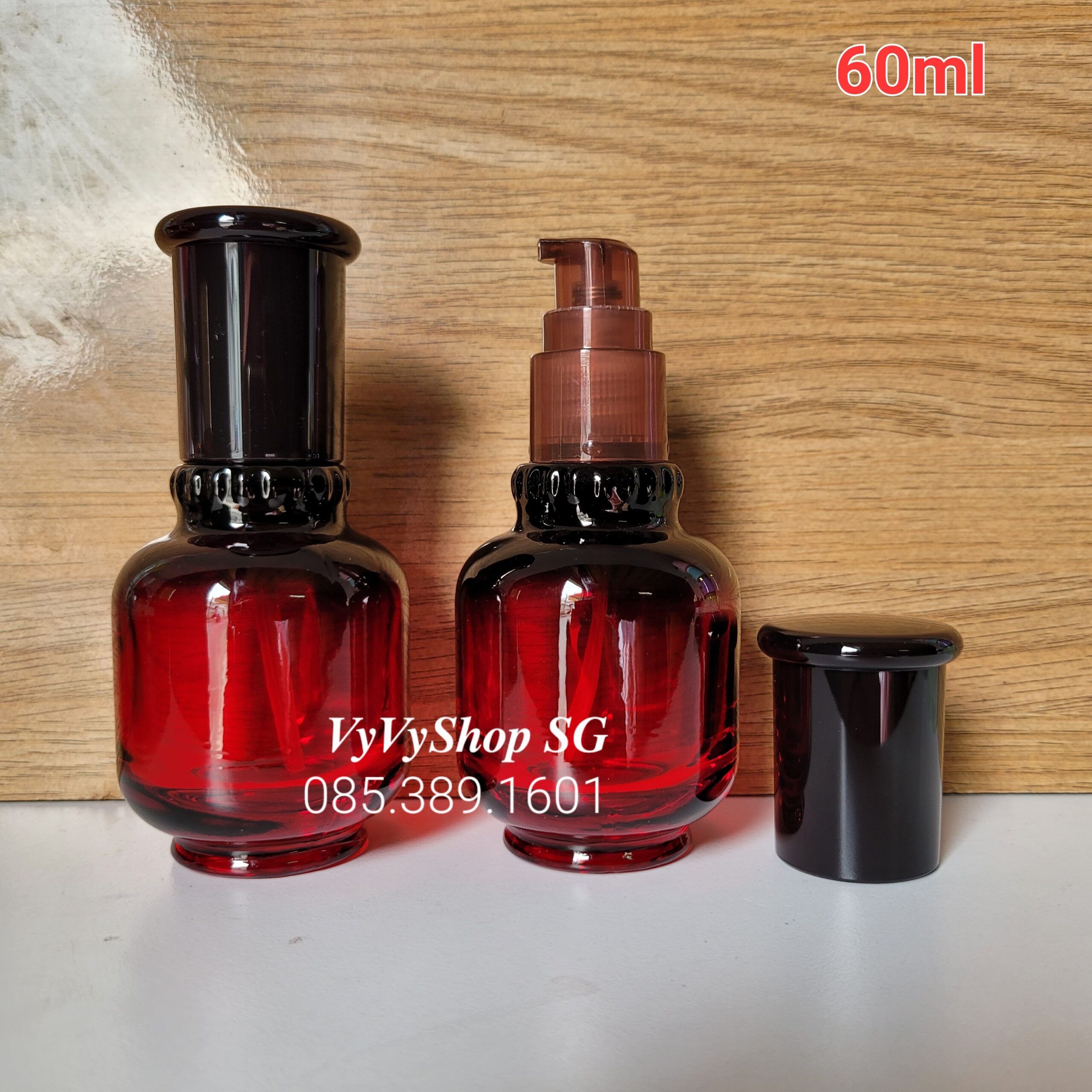 CHAI SERUM ĐỎ 60ML CAO CẤP