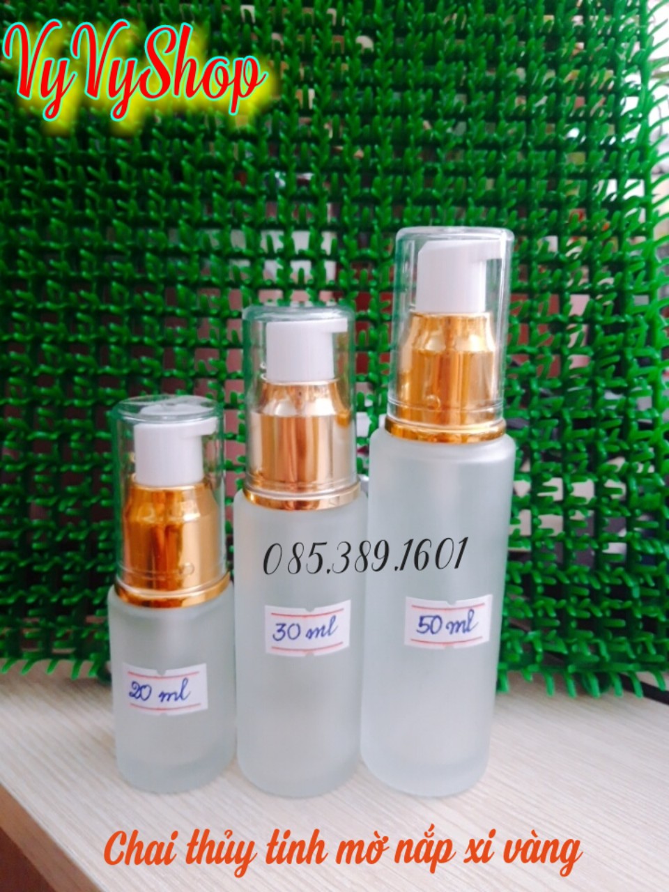 CHAI LOTION MỜ VÒI XỊT GIỌT XI CAO CẤP