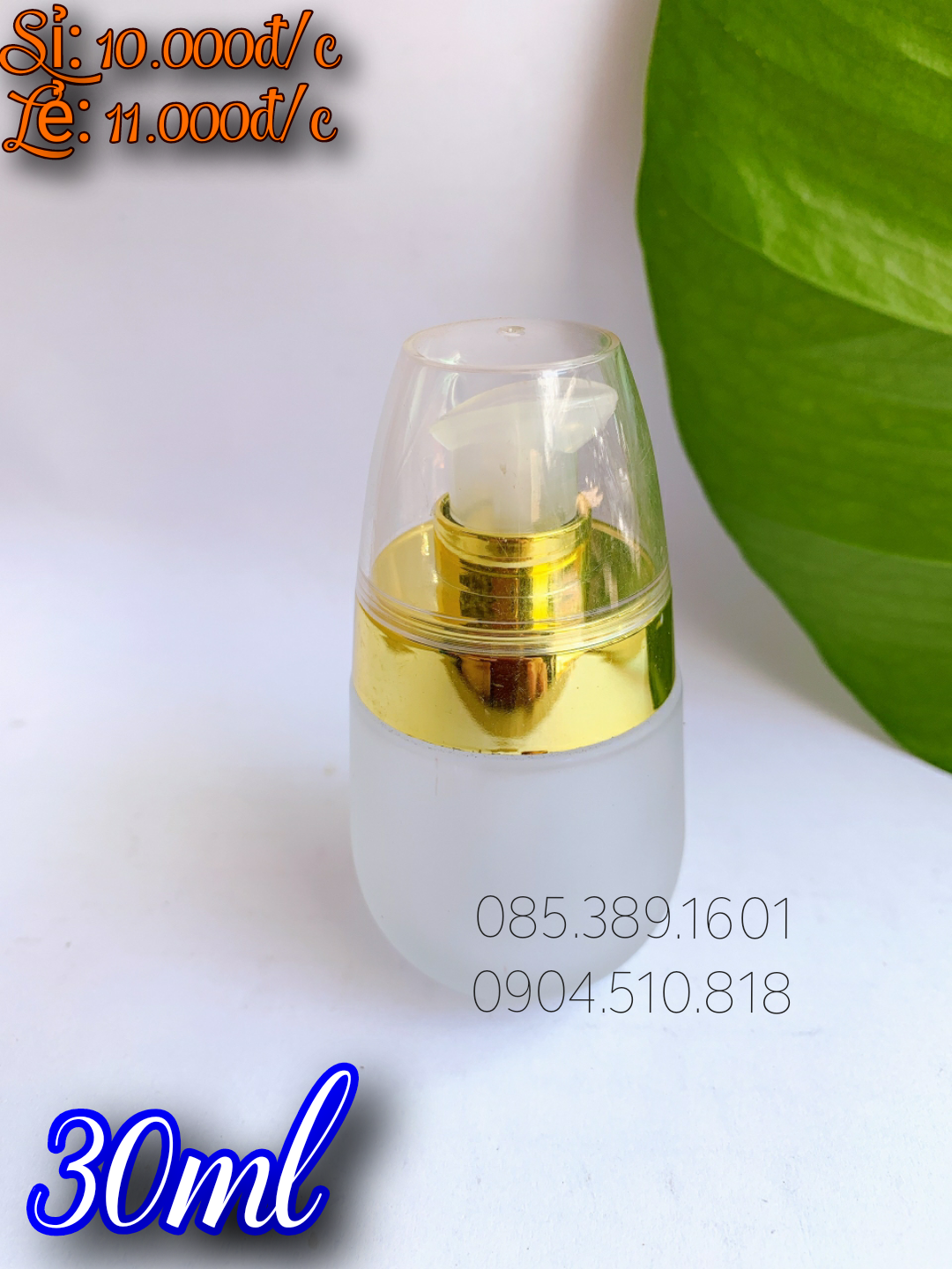 CHAI SERUM BẦU MỜ 30ML (CHAI SERUM TRỨNG)