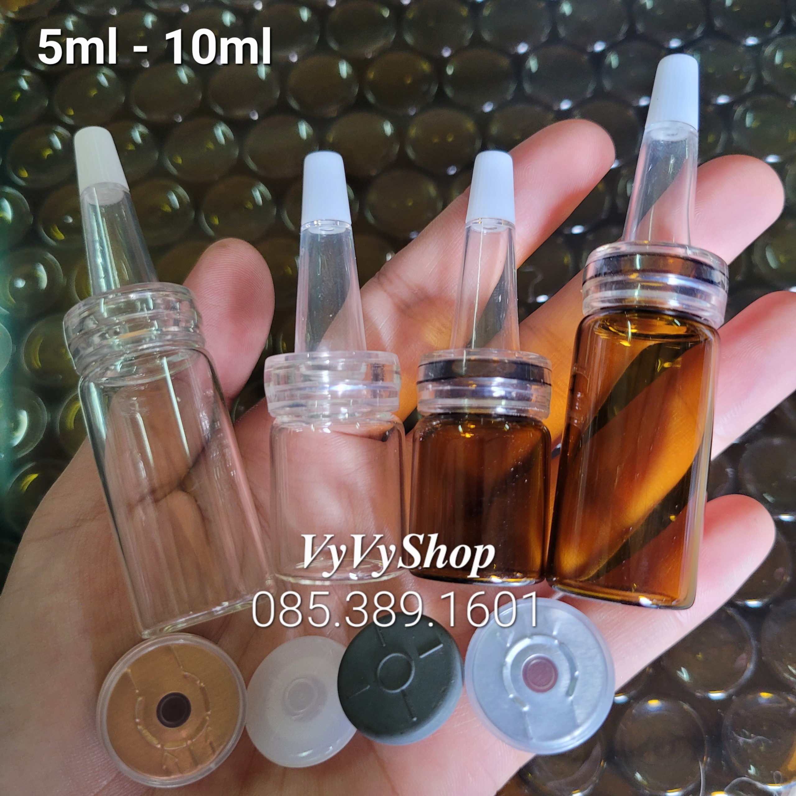 CHAI SERUM 3 BỘ NÚT GIÁ RẺ (5ML – 10ML)