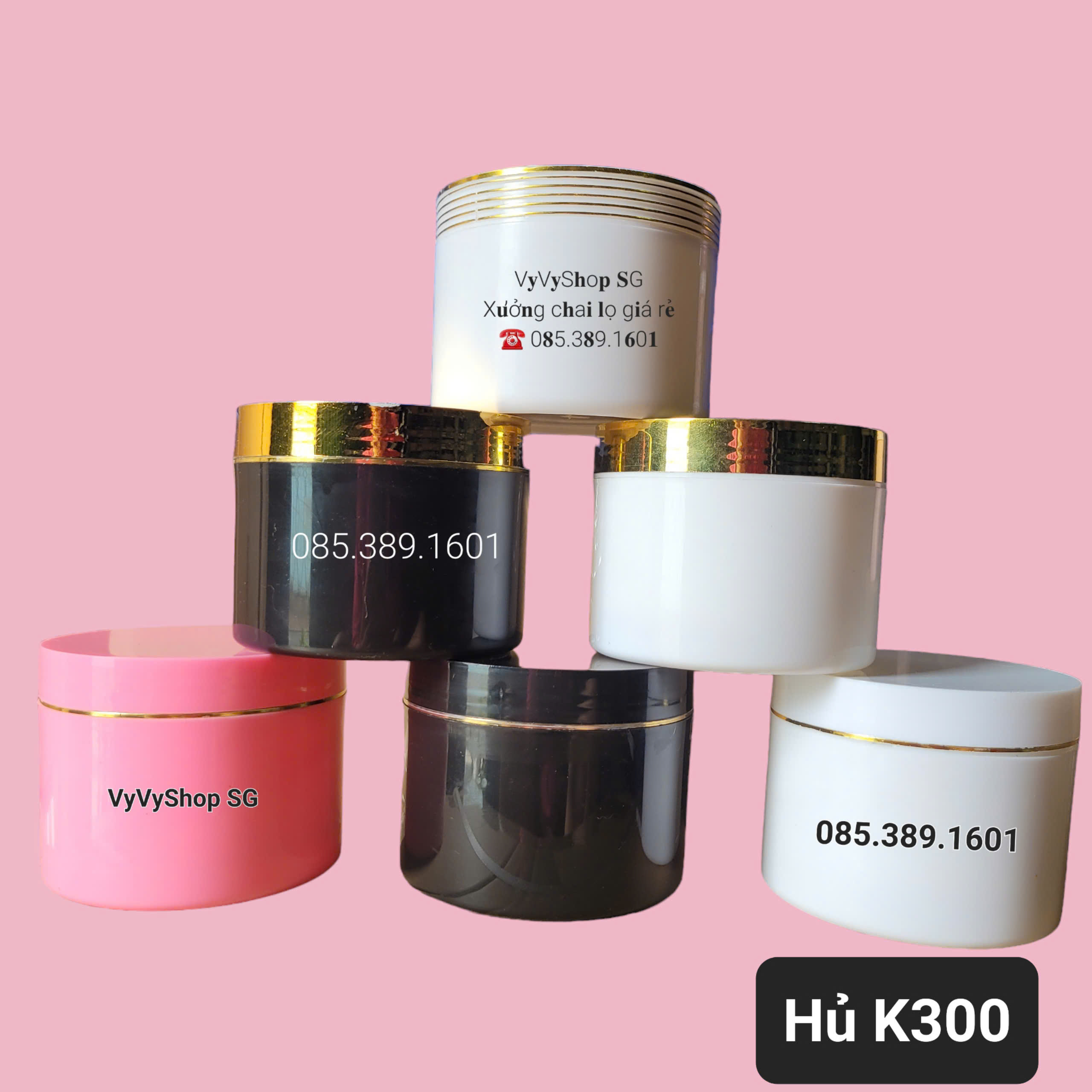 HỦ NHỰA 300G (K300)