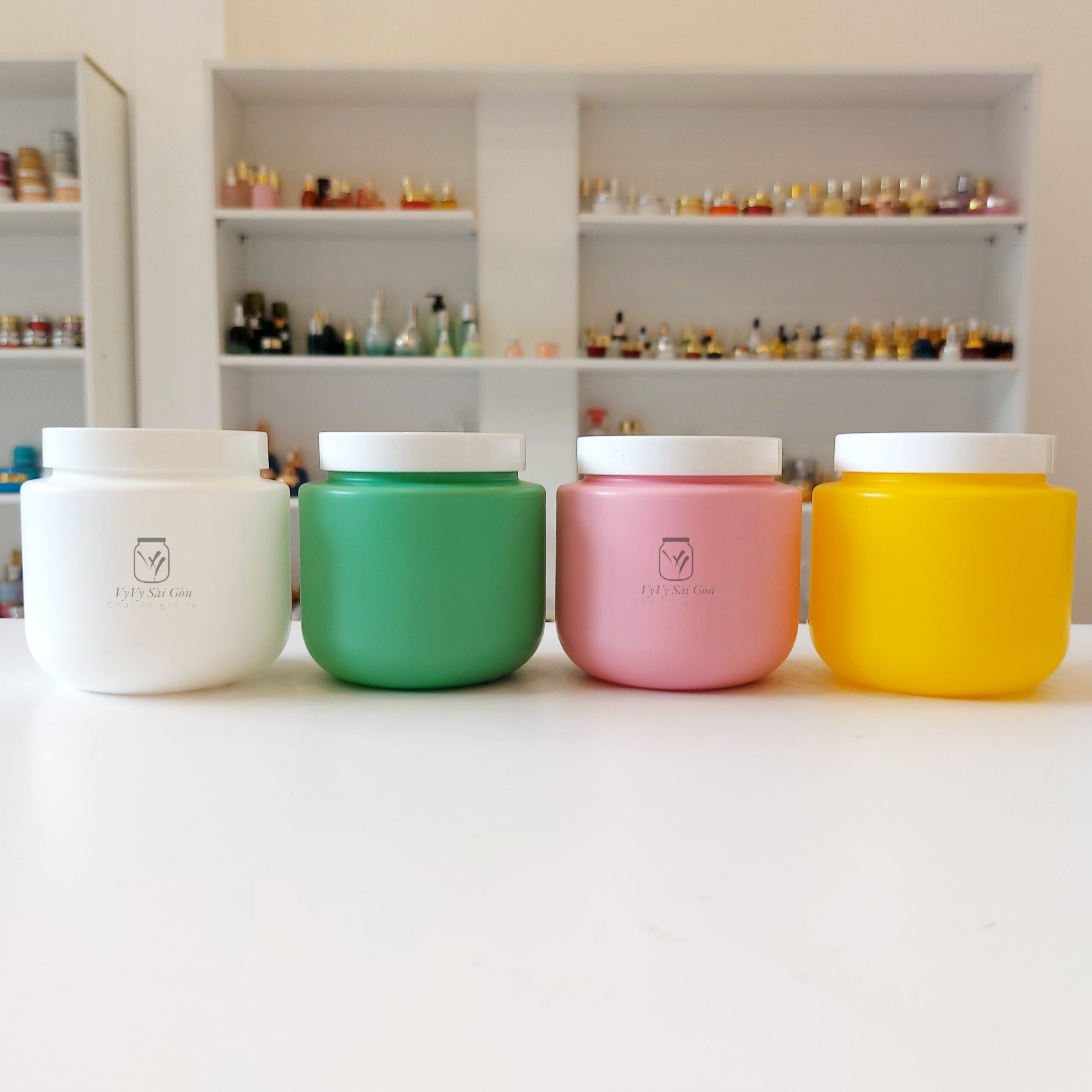 Hủ HJ-30 nắp nhỏ màu trắng, đen