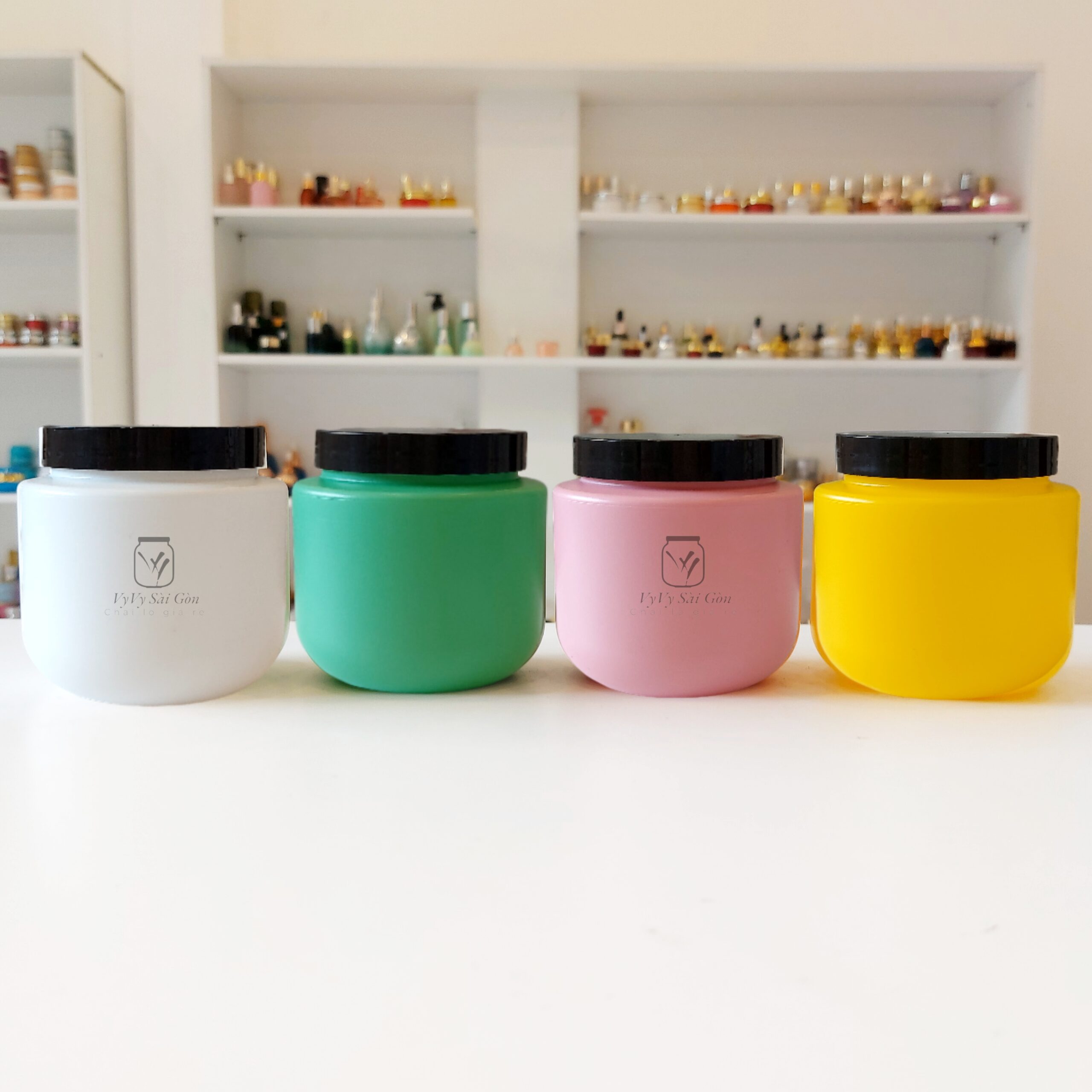 Hủ HJ-30 nắp nhỏ màu trắng, đen - Ảnh 2