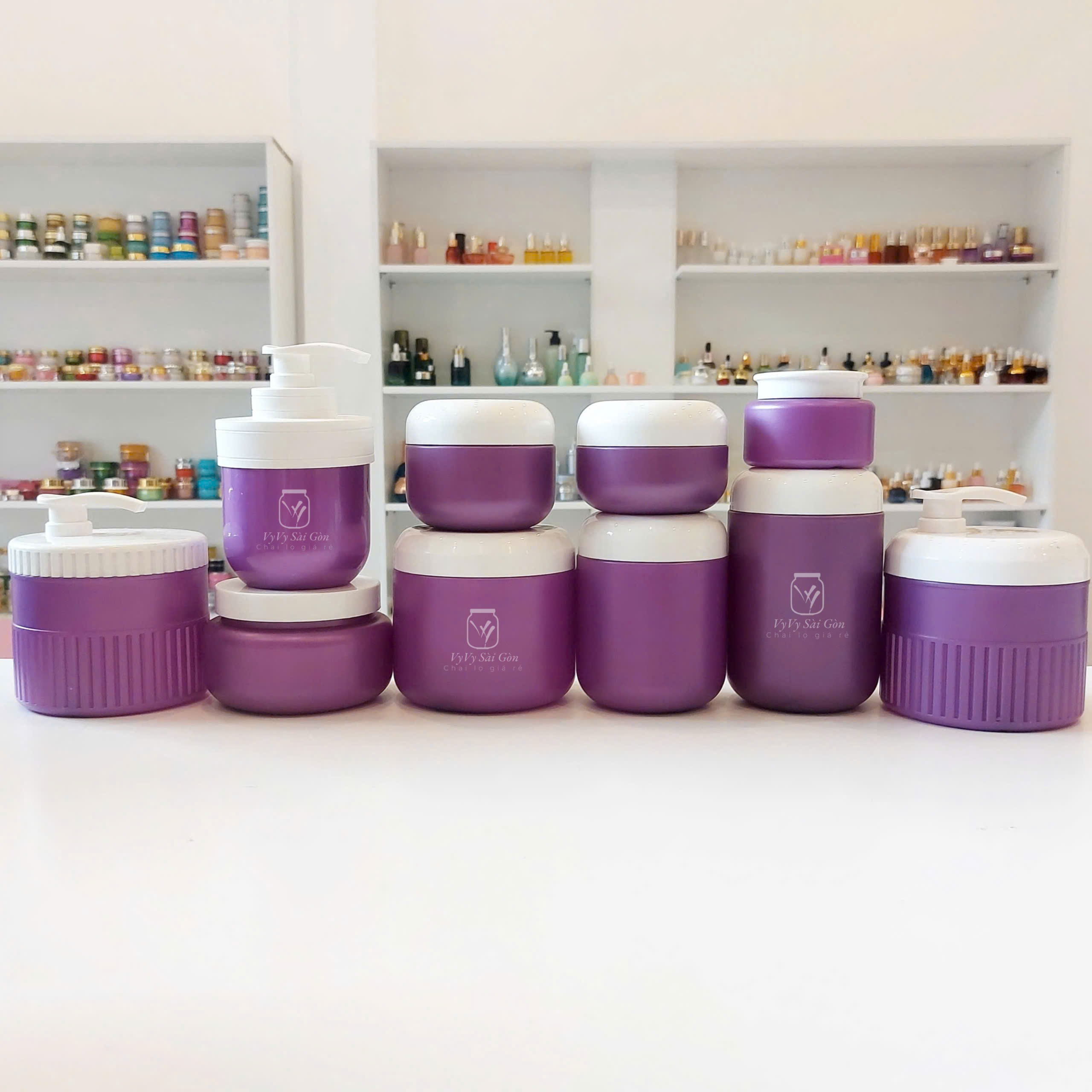 Bộ hủ HC màu tím