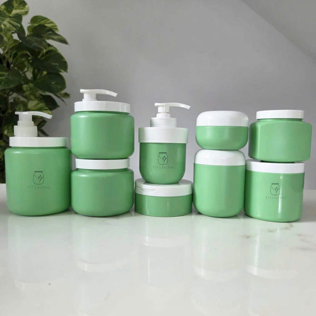 Bộ hủ HC màu xanh lá